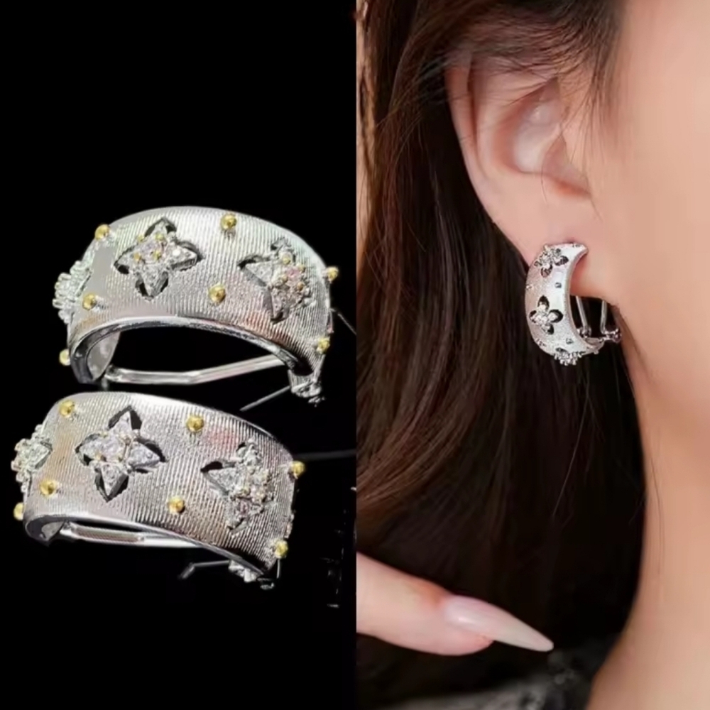 Vintage luxury earrings - Picture 3 of 7